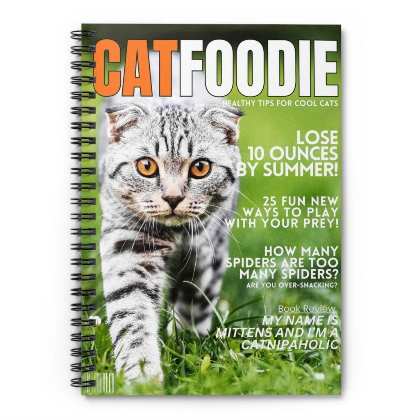 CAT FOODIE -Blank Journal/Notebook