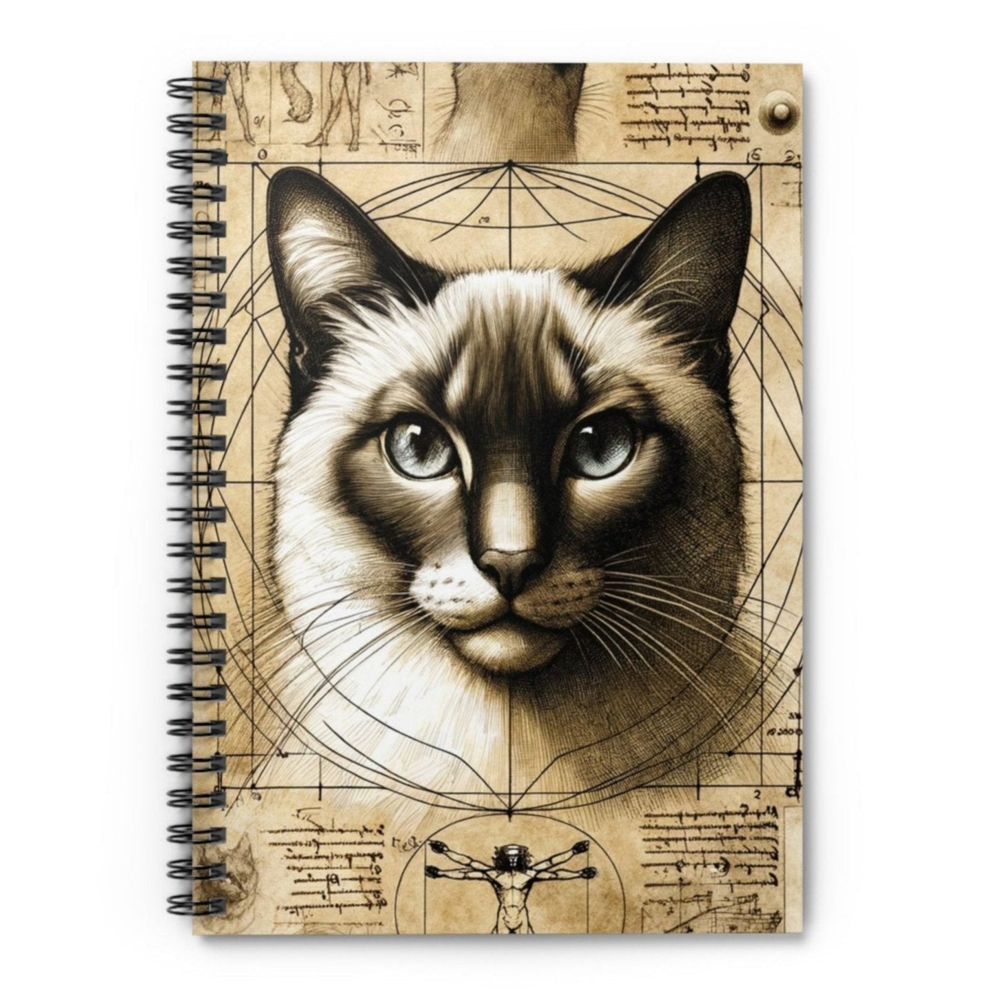 CAT STUDY - Blank Journal/Notebook