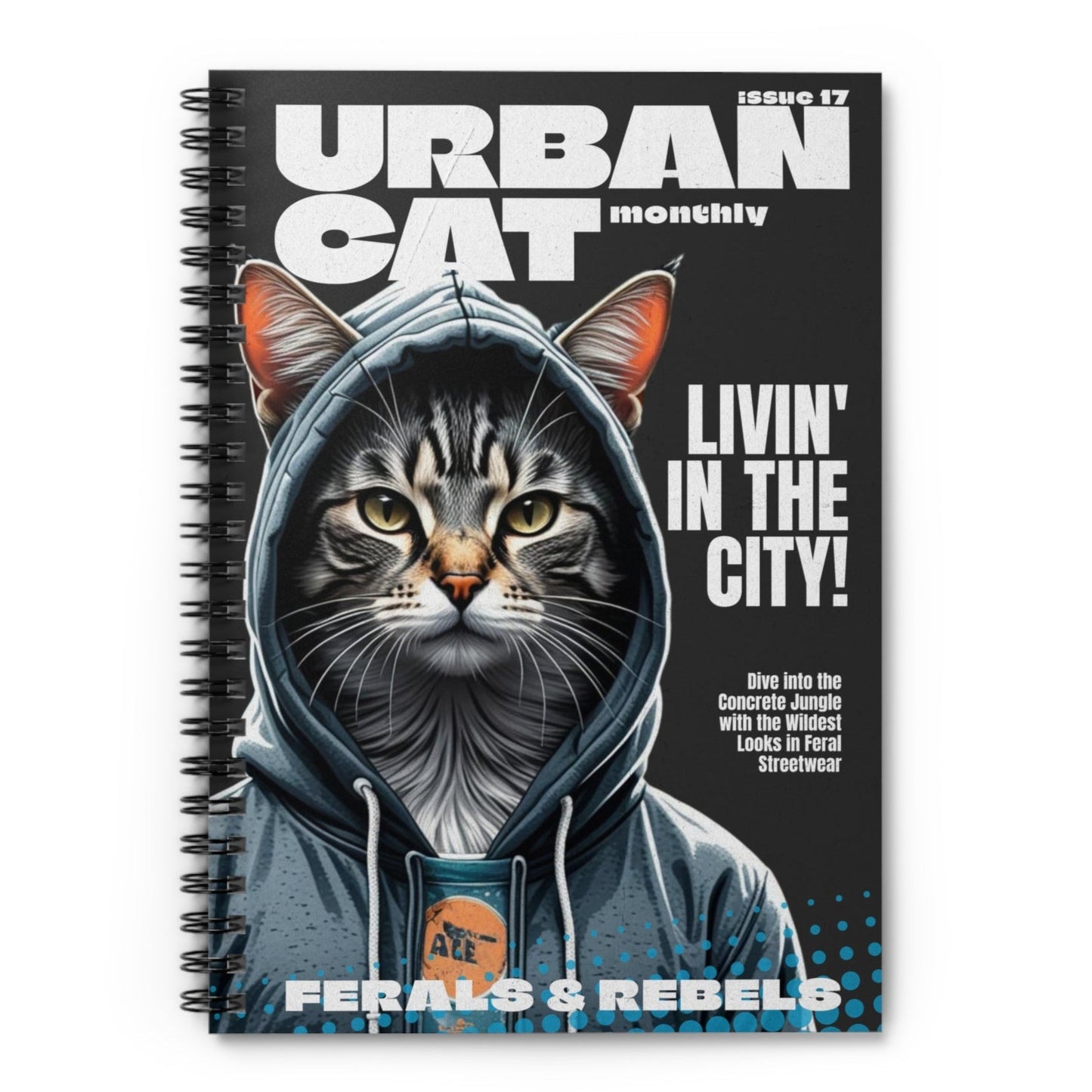 URBAN CAT - Blank Journal/Notebook