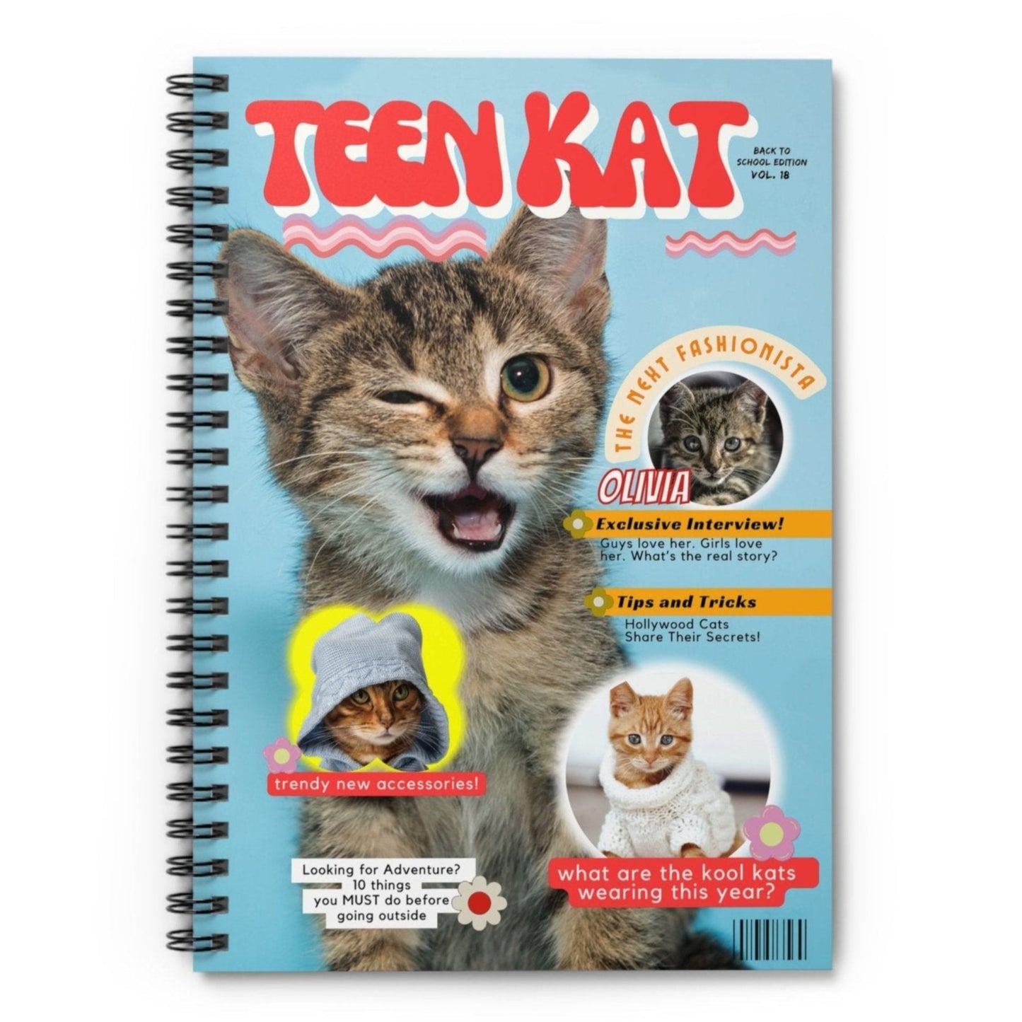 TEEN KAT MAG -Blank Journal/Notebook