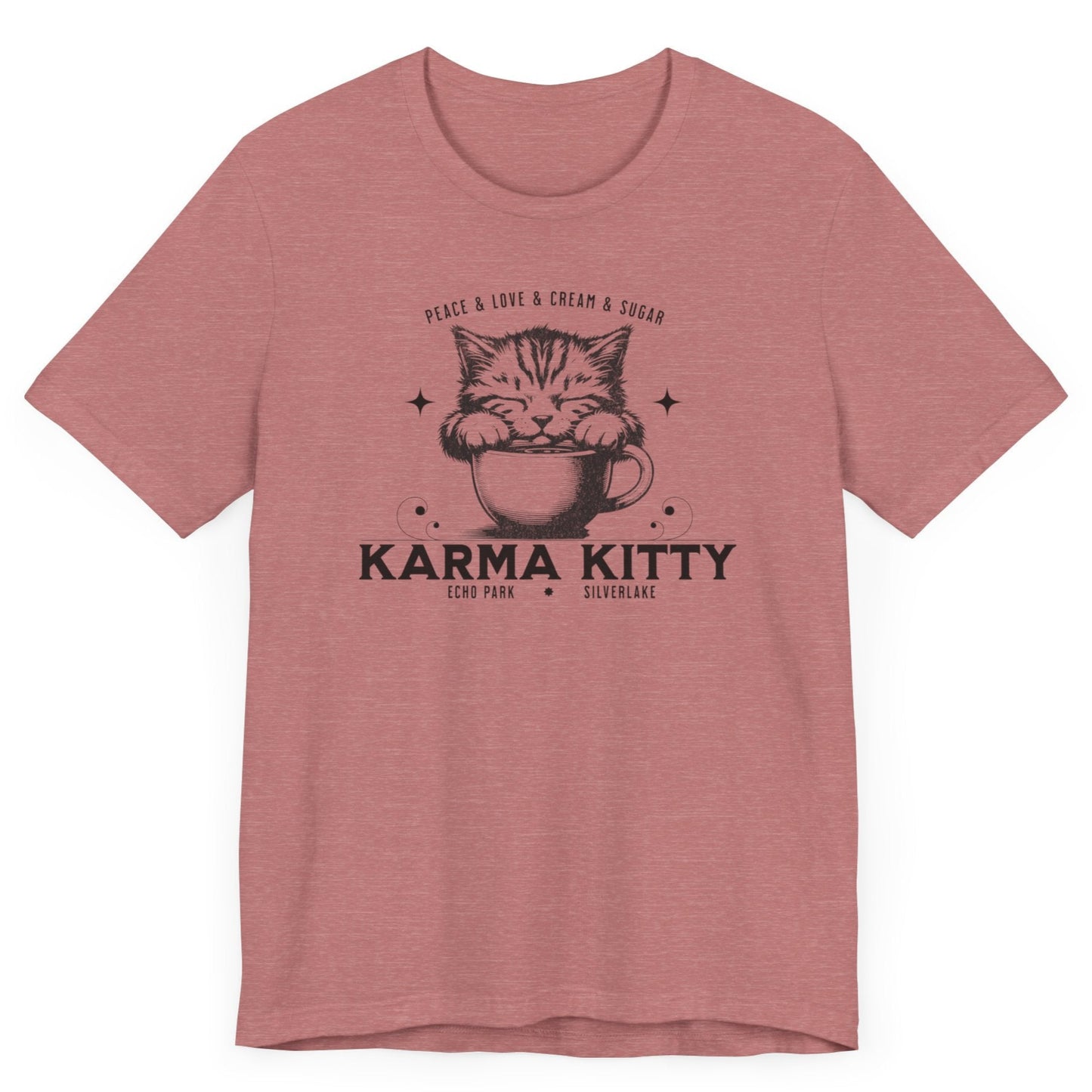 KARMA KITTY COFFEE - Ultra-Soft Unisex Tee