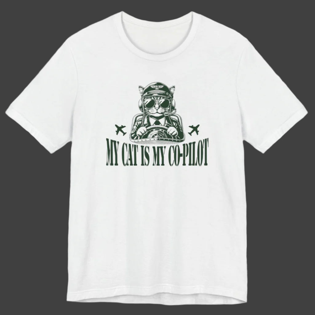 CO-PILOT CAT - Ultra-Soft Unisex Tee