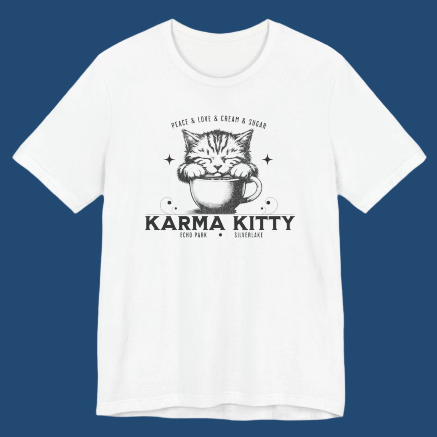 KARMA KITTY COFFEE - Ultra-Soft Unisex Tee