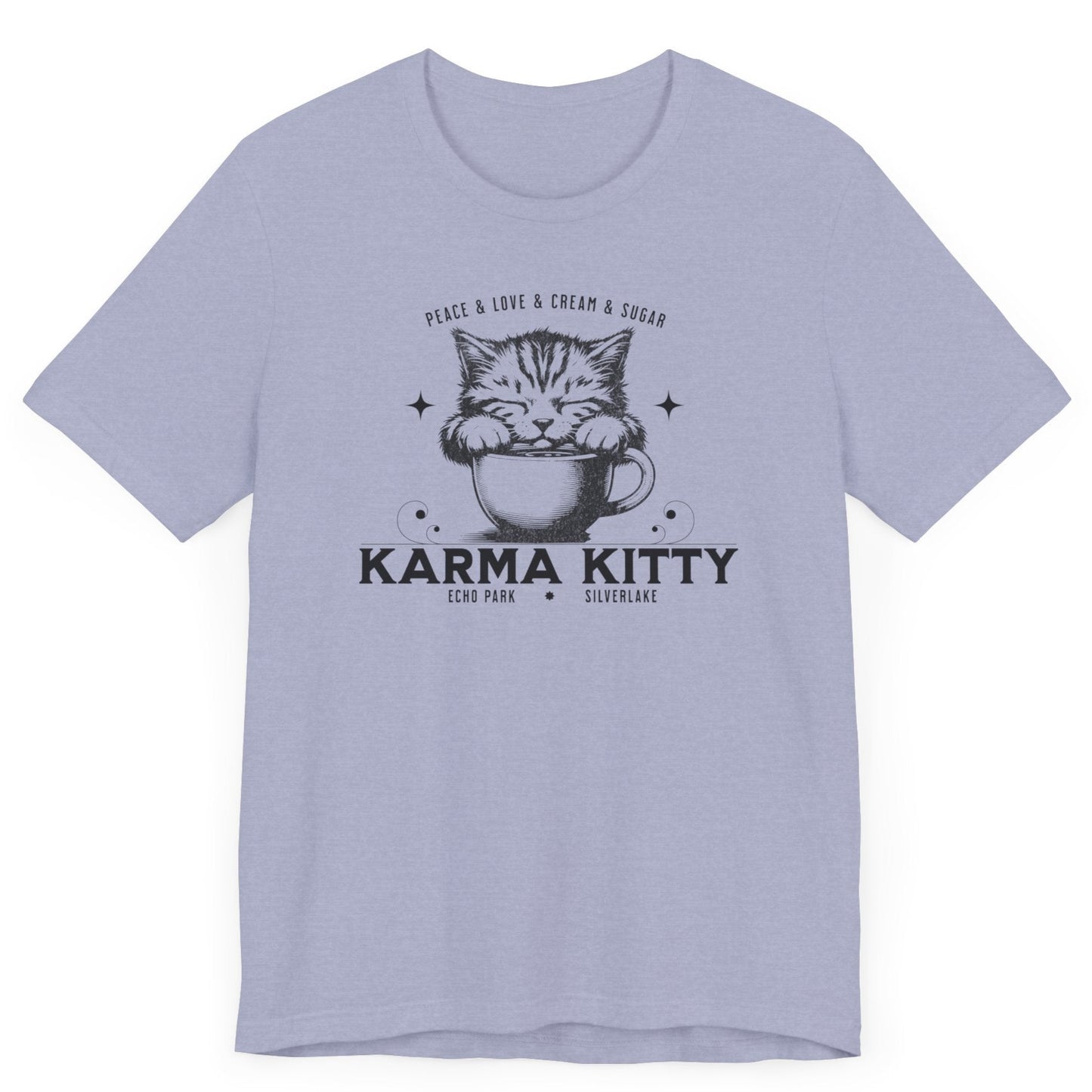 KARMA KITTY COFFEE - Ultra-Soft Unisex Tee