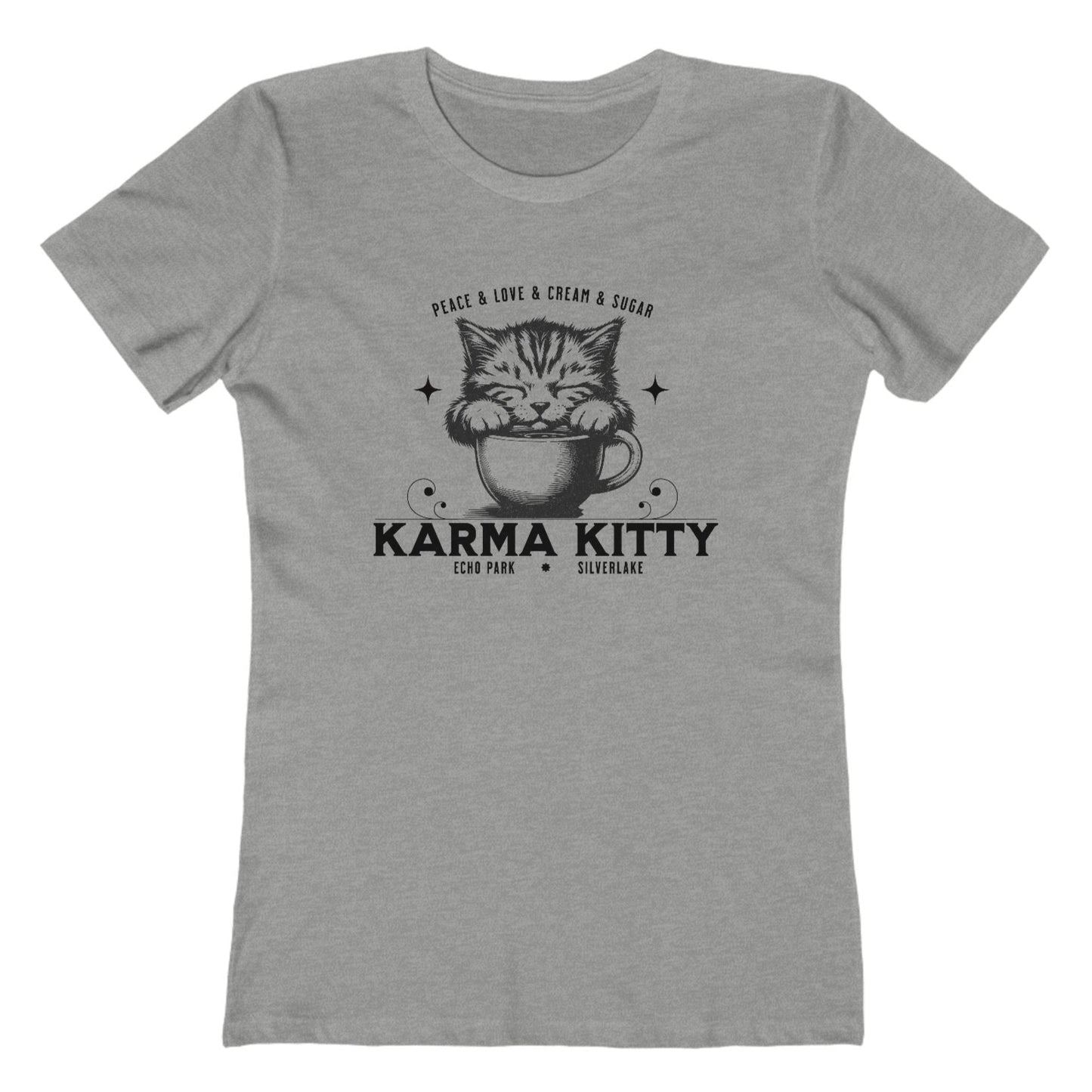 KARMA KITTY COFFEE - Ultra-Soft Women’s Tee