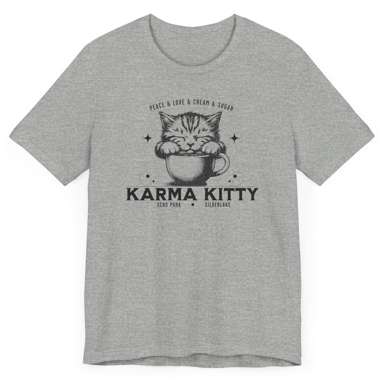 KARMA KITTY COFFEE - Ultra-Soft Unisex Tee