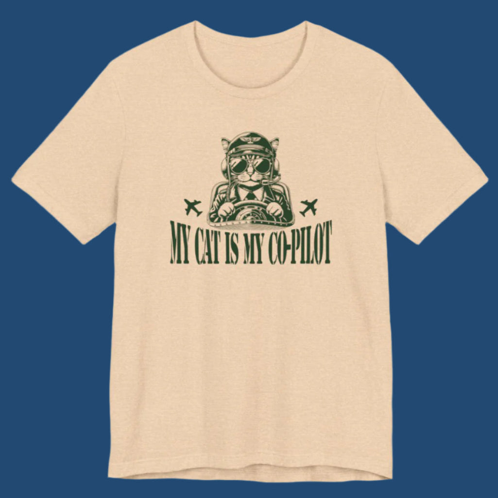 CO-PILOT CAT - Ultra-Soft Unisex Tee