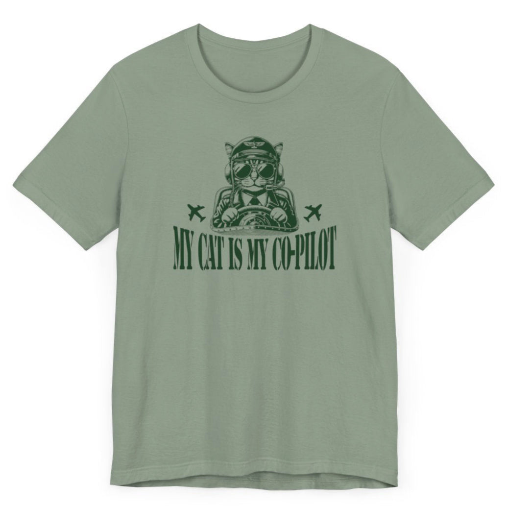 CO-PILOT CAT - Ultra-Soft Unisex Tee