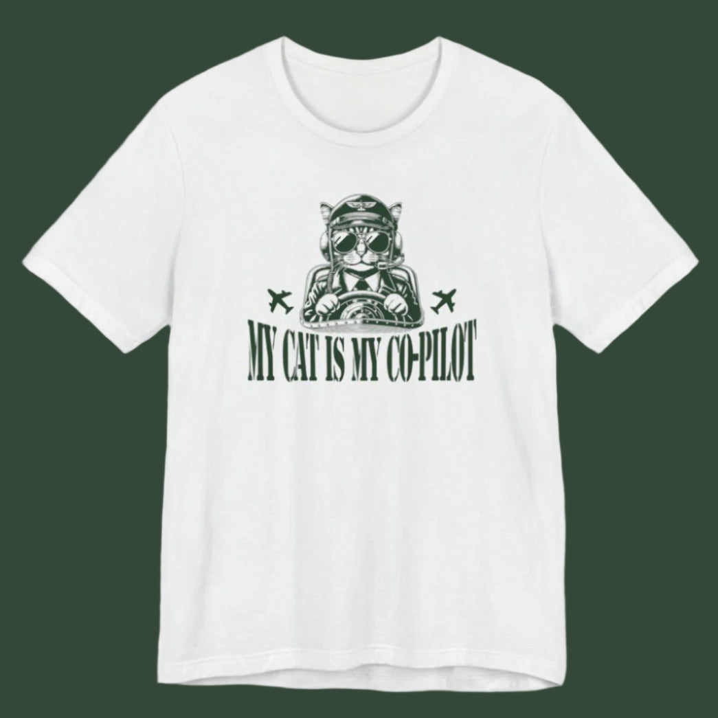 CO-PILOT CAT - Ultra-Soft Unisex Tee