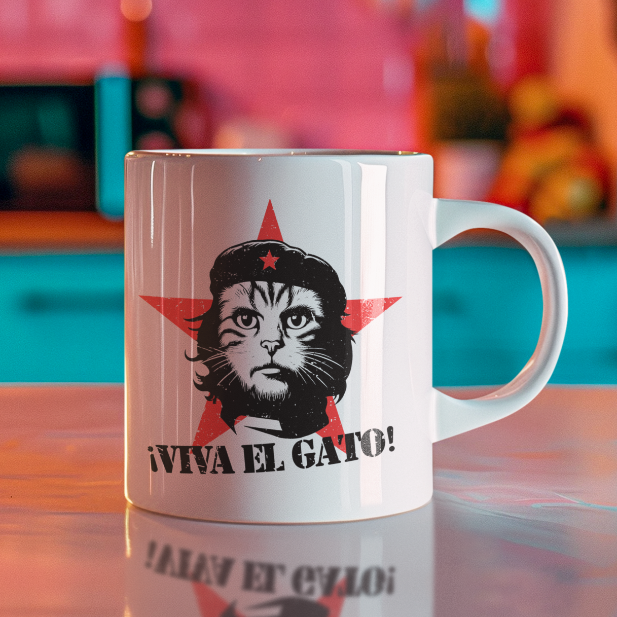 VIVA EL GATO! - White Mug (2 sizes)