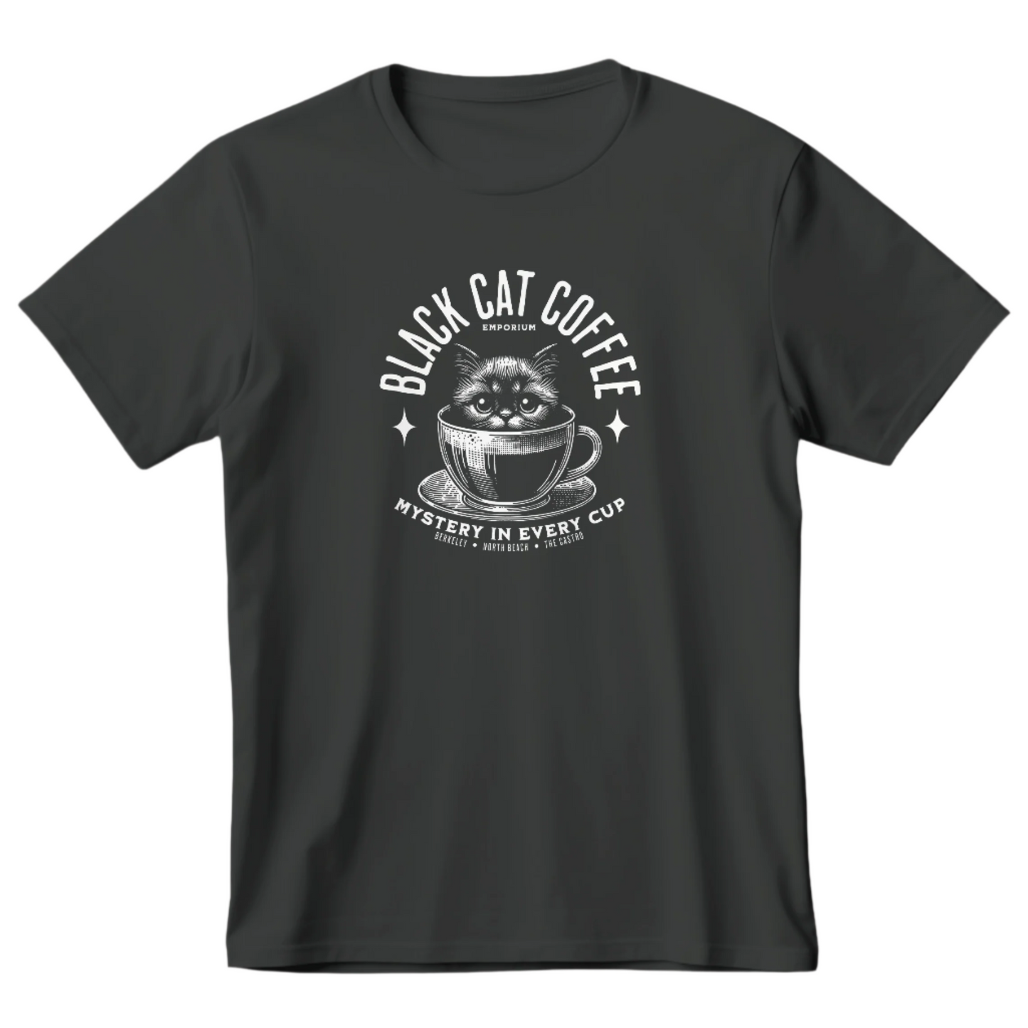 BLACK CAT COFFEE - Ultra-Soft Unisex Tee