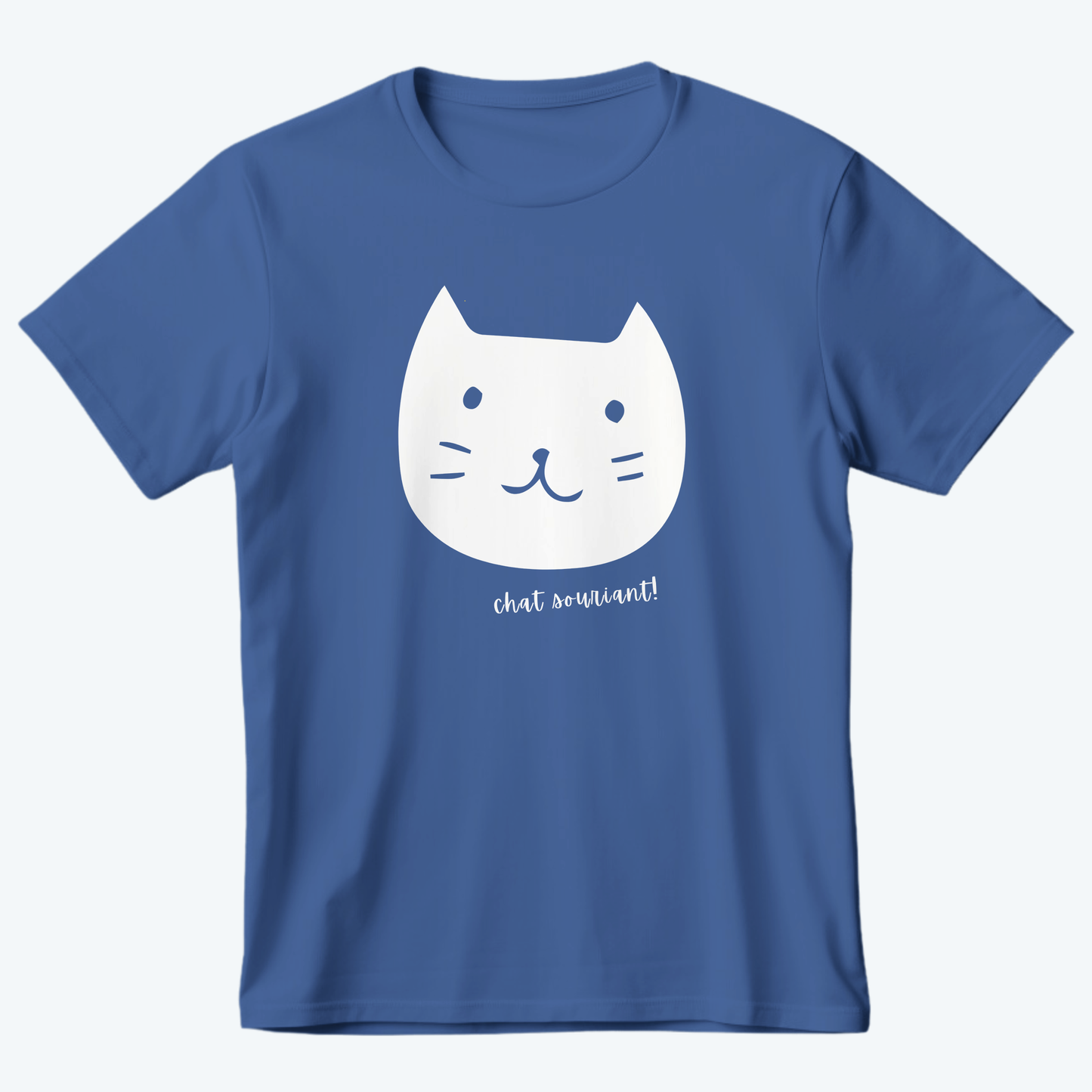 CHAT SOURIANT - Ultra-Soft Unisex Tee