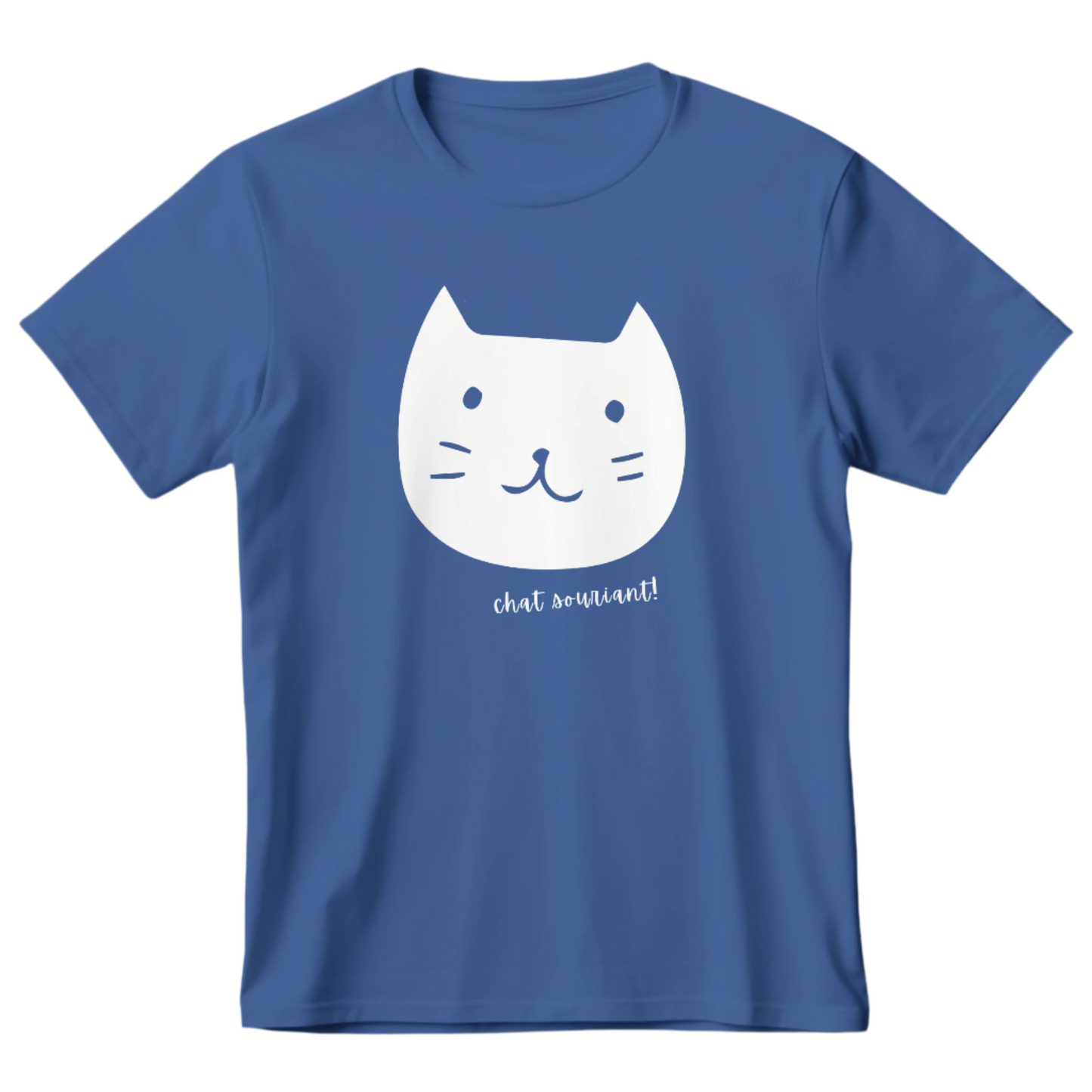 CHAT SOURIANT - Ultra-Soft Unisex Tee