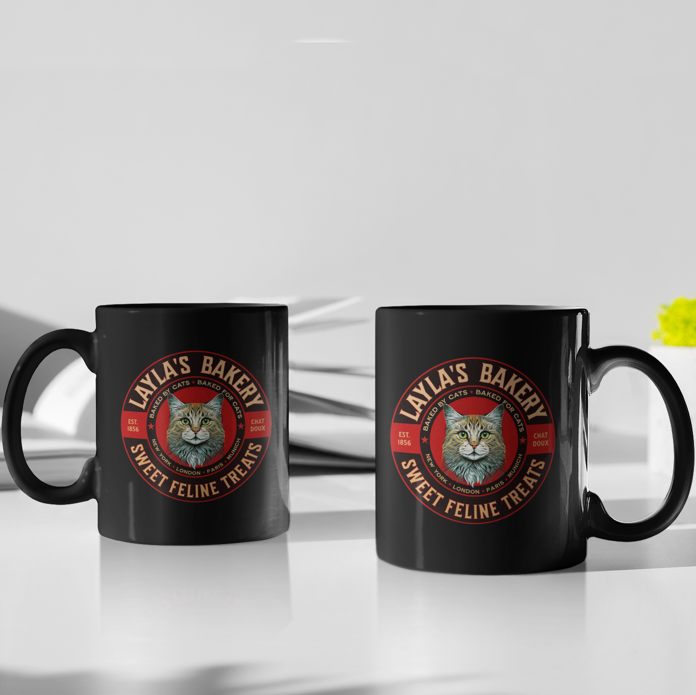 LAYLA’S BAKERY - Black Mug (2 sizes)