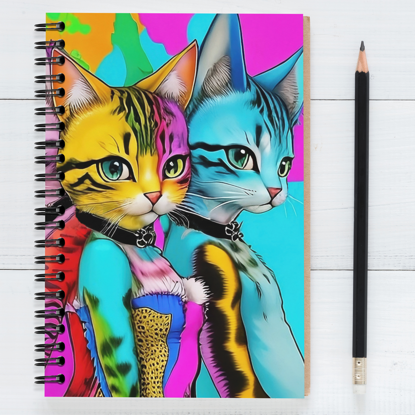 TWO KOOL KATS - Blank Journal/Notebook