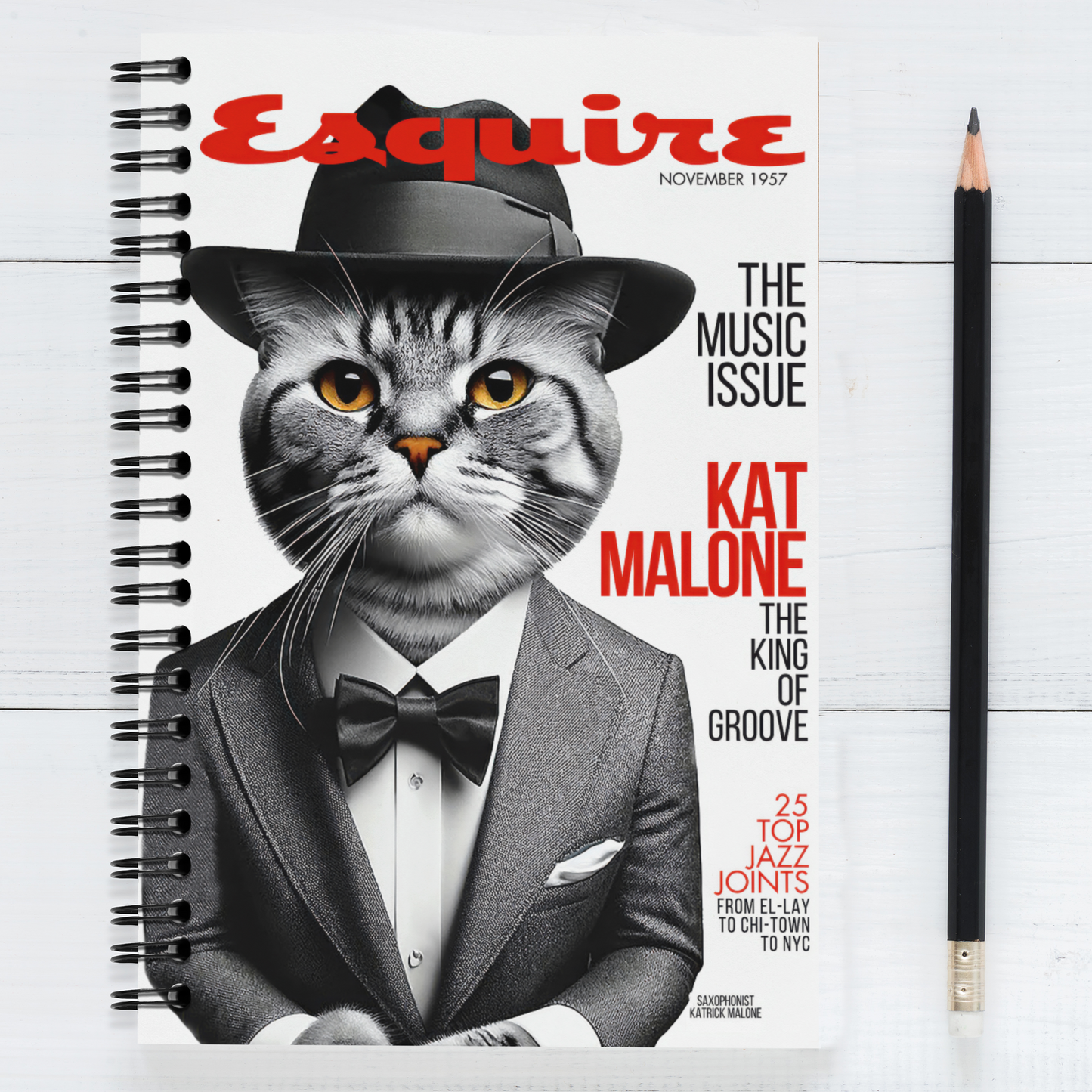 KAT MALONE - Blank Journal/Notebook