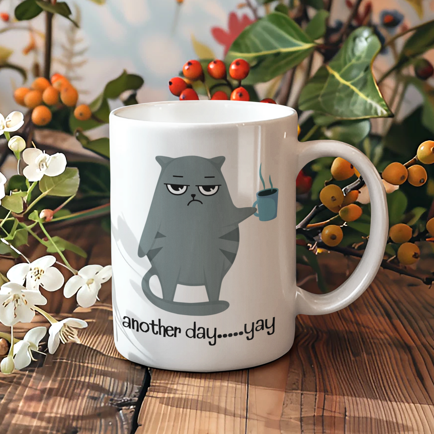 ANOTHER DAY...YAY - White Mug (2 sizes)