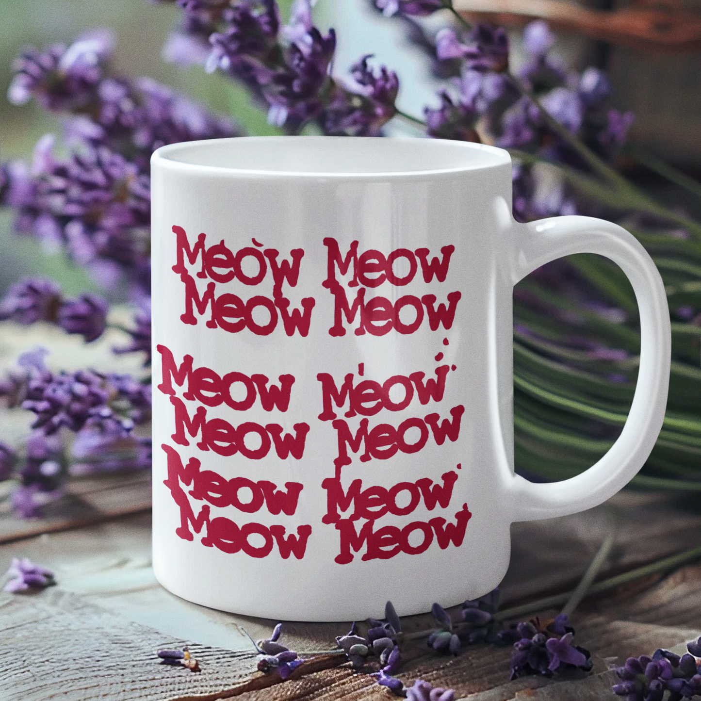 MEOW MEOW - White Mug (2 sizes)