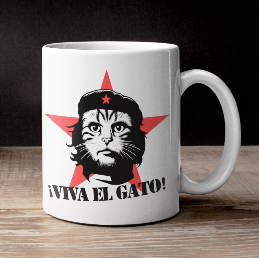 VIVA EL GATO! - White Mug (2 sizes)