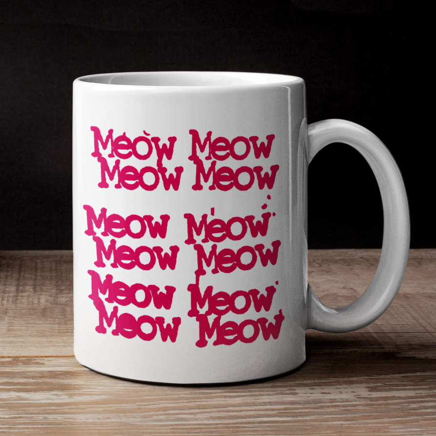 MEOW MEOW - White Mug (2 sizes)