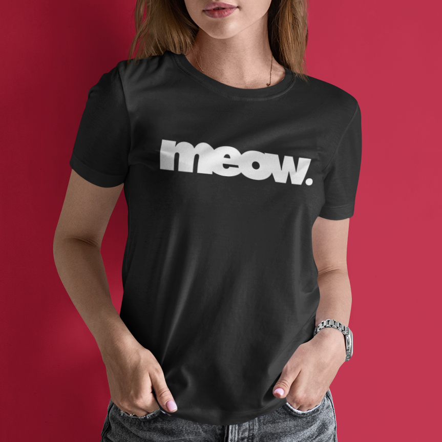 meow. - Ultra-Soft Unisex Tee