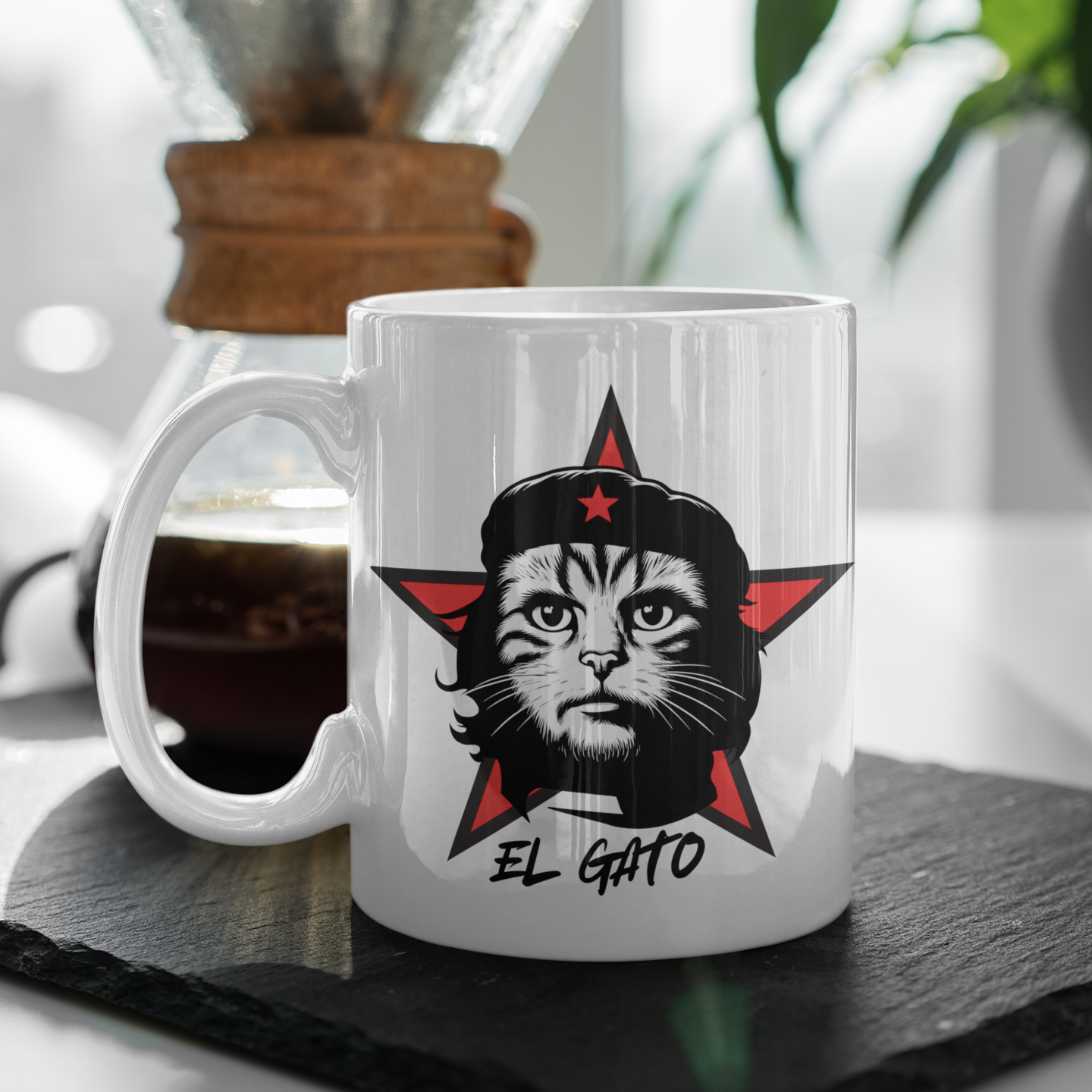 "El Gato" - White Glossy Mug (3 sizes)