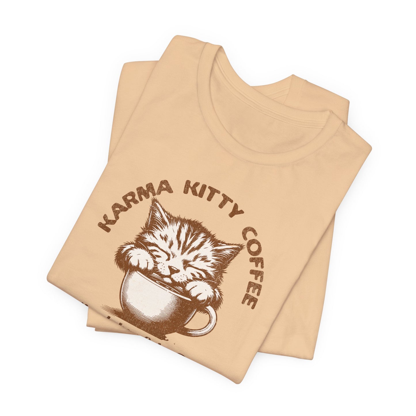 "Karma Kitty Coffee" - Ultra-Soft Tee