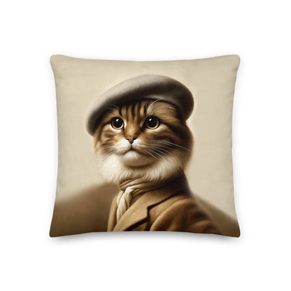 "Le Monsieur" - Luxury Throw Pillow (2 sizes)