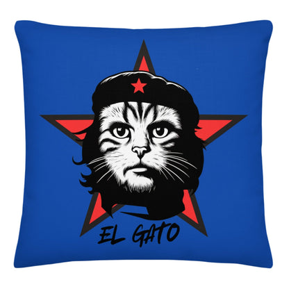 "El Gato" - Luxury Throw Pillow (2 sizes)