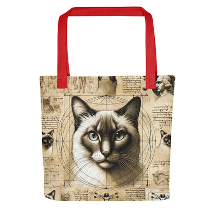 "Cat Study" - Tote Bag (15" x 15")