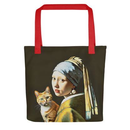 "Masterpiece (+ Cat!)” - Tote Bag (15" x 15")