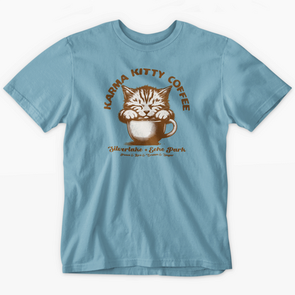 "Karma Kitty Coffee" - Ultra-Soft Tee