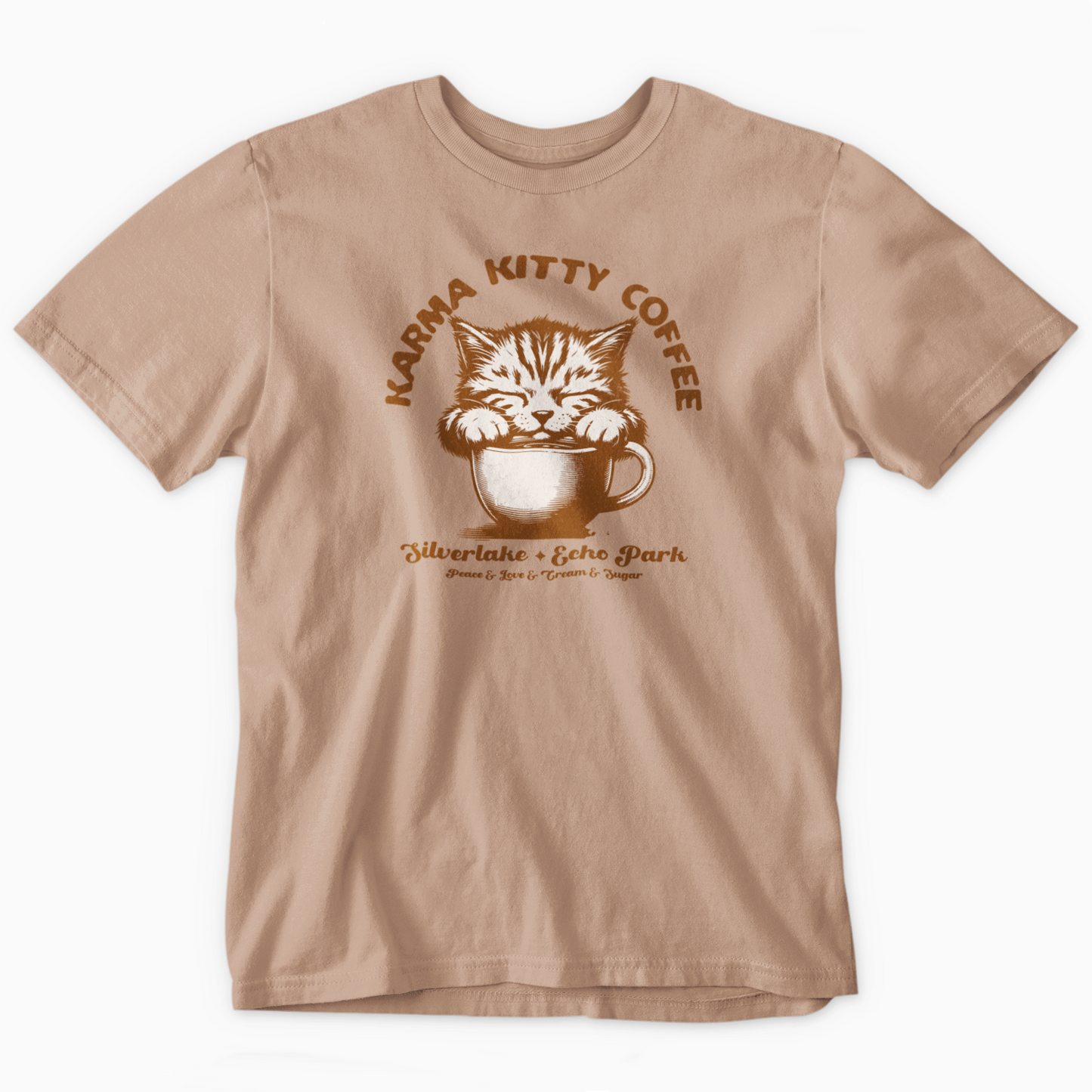 "Karma Kitty Coffee" - Ultra-Soft Tee