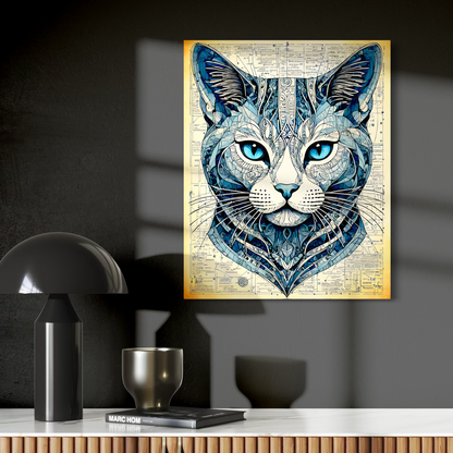 “De Kat" - Stretched Matte Canvas (3 sizes)