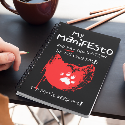 KAT MANIFESTO! - Blank Journal/Notebook