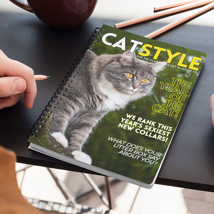 CAT STYLE - Blank Journal/Notebook