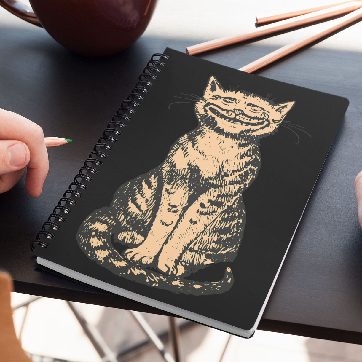 SUSS CAT - Blank Journal/Notebook