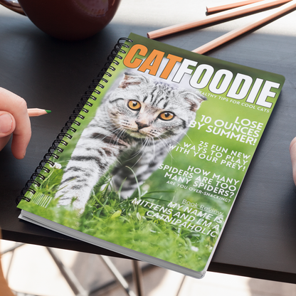 CAT FOODIE -Blank Journal/Notebook
