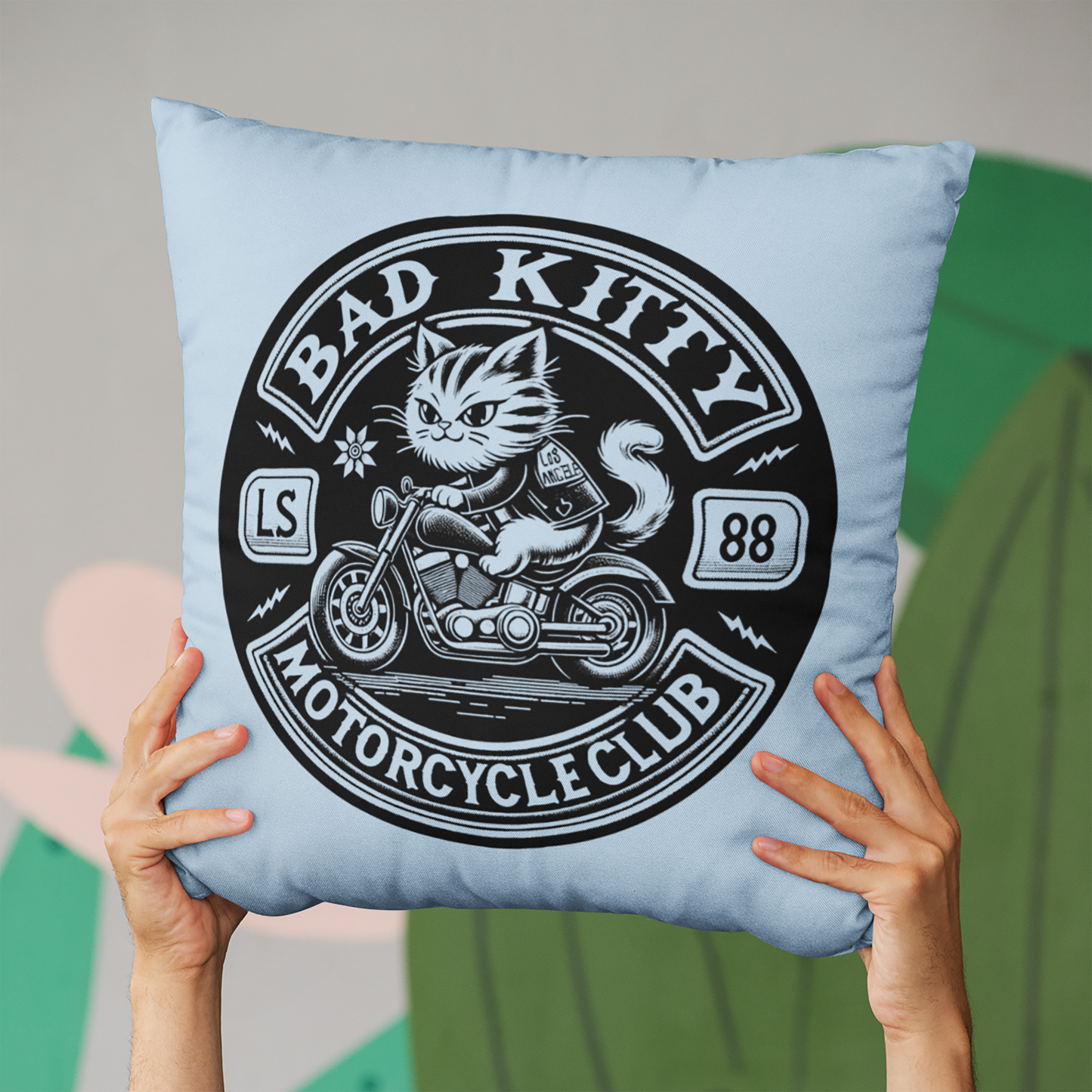 “B.K.M.C. / DeeDee" - Luxury Throw Pillow (2 sizes)