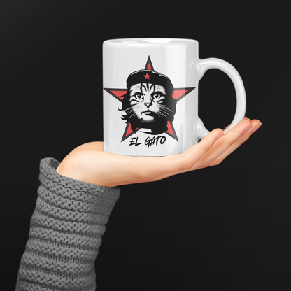 "El Gato" - White Glossy Mug (3 sizes)