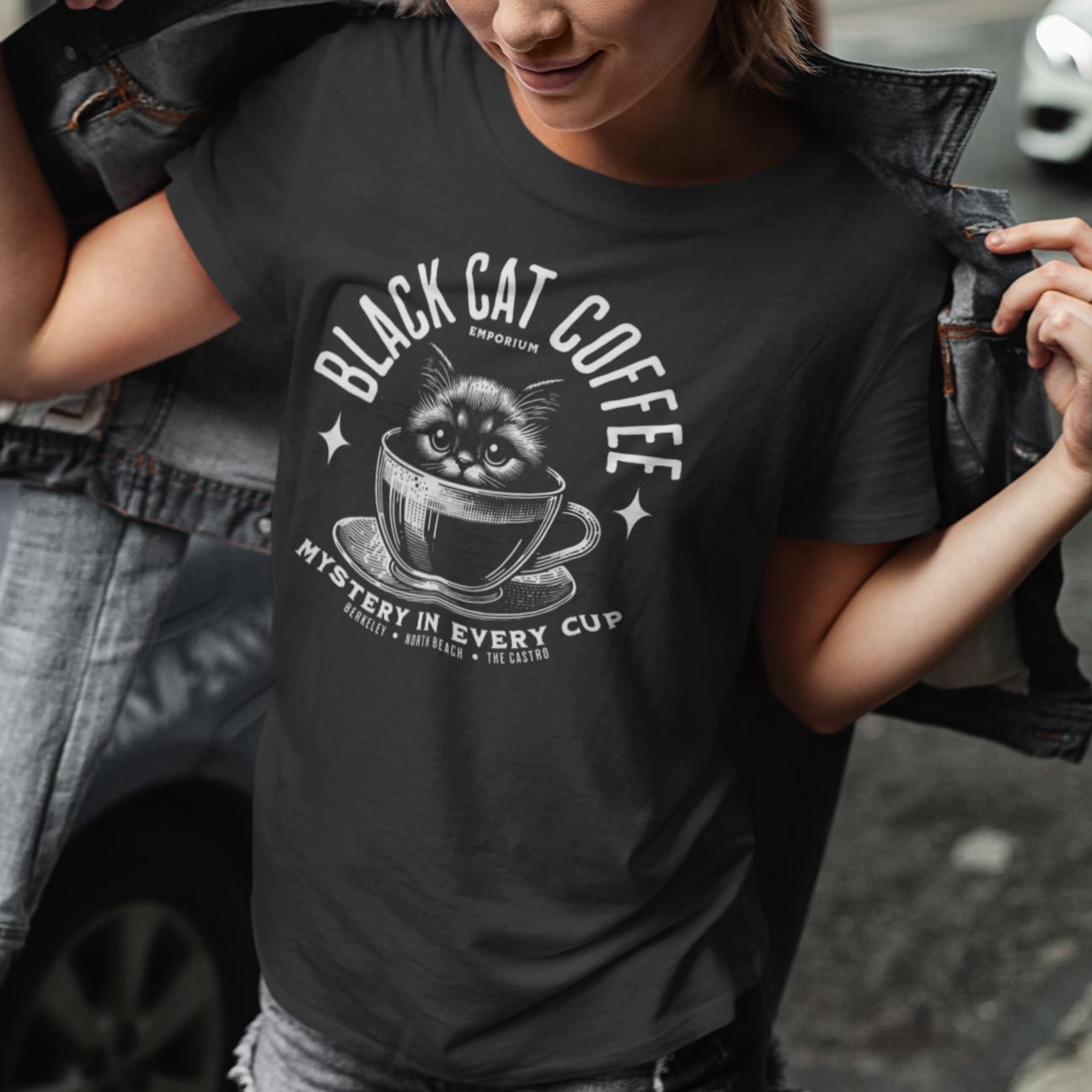 “Black Cat Coffee” - Ultra-Soft Tee