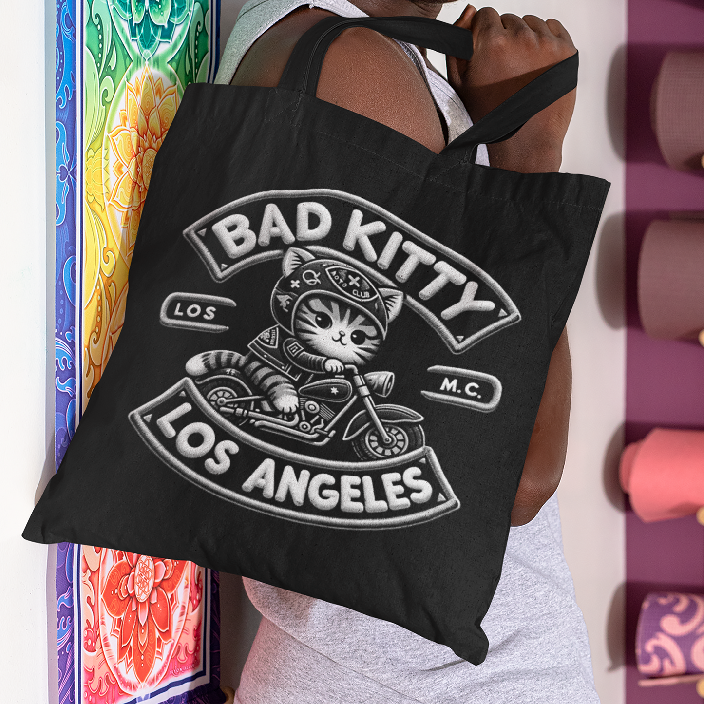 "B.K.M.C. / Darla" - Tote Bag (15" x 15")