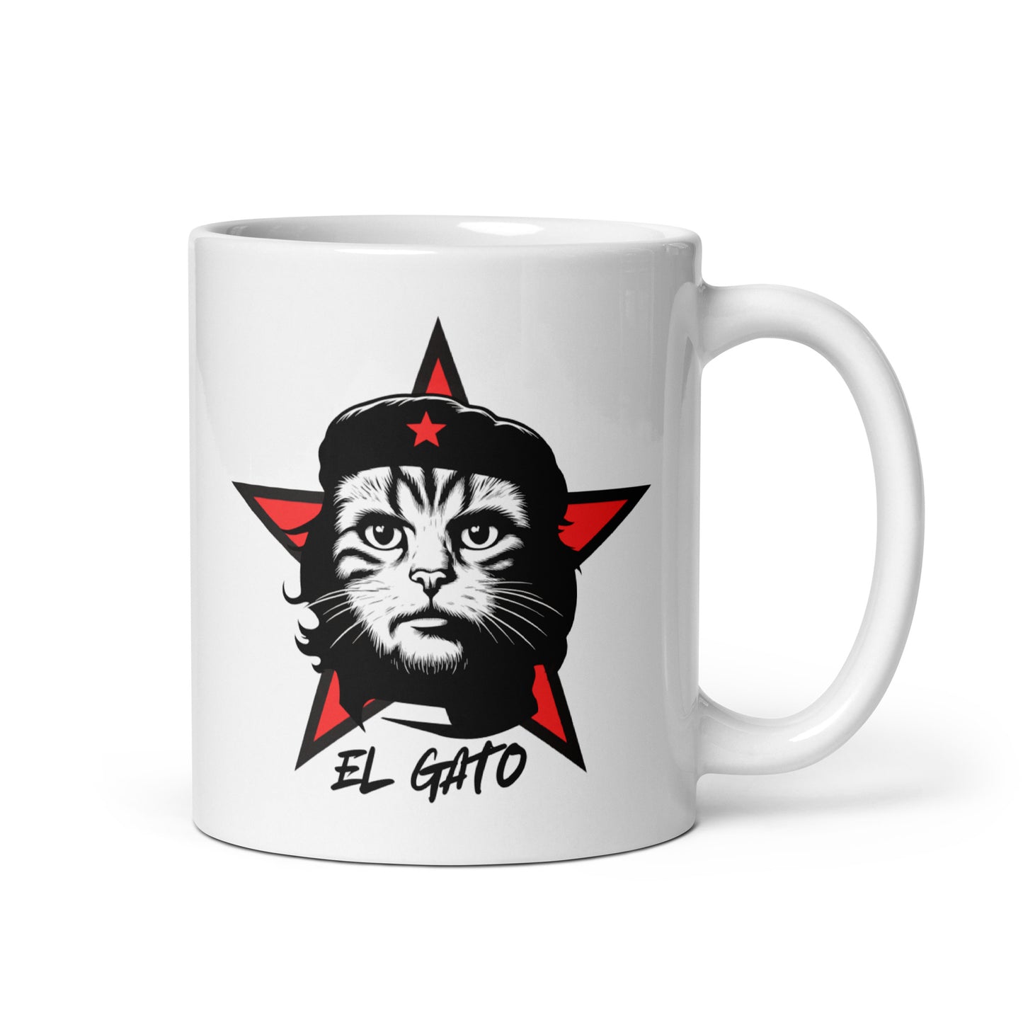 "El Gato" - White Glossy Mug (3 sizes)