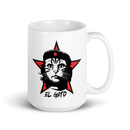 "El Gato" - White Glossy Mug (3 sizes)